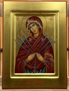 Богородица «Семистрельная» Образец 16 Котлас